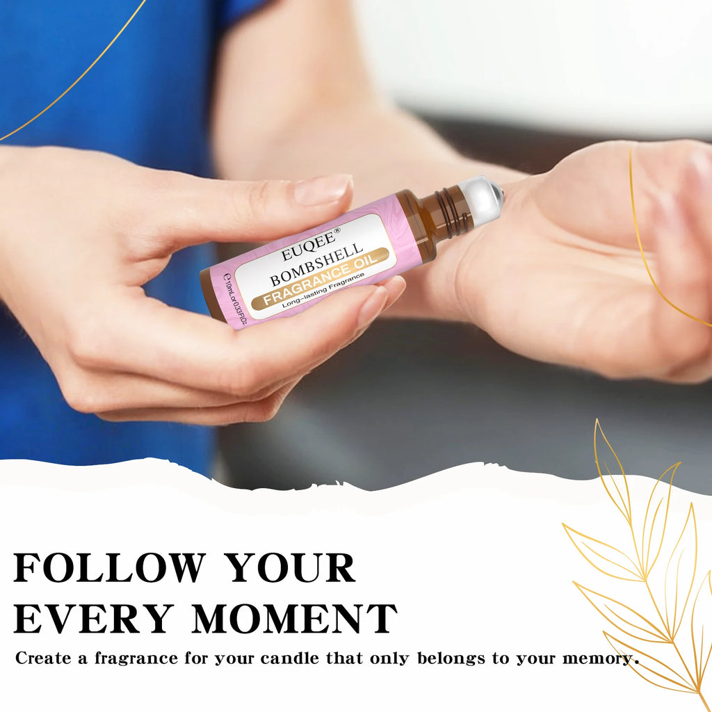 EUQEE – Huile parfumée à bille 10 ml | Parfums Longue Tenue